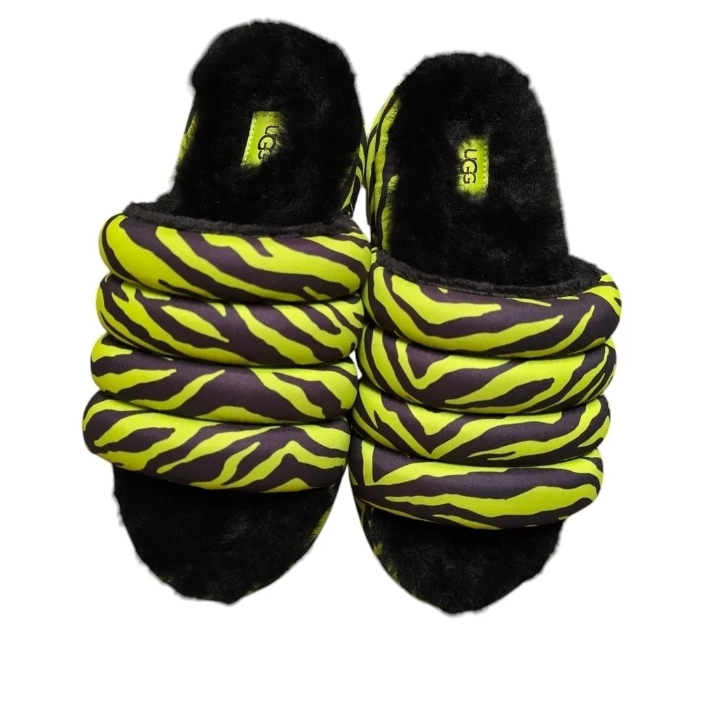 🔥NWOT | UGG Maxi Slide Tiger Print, Size 8